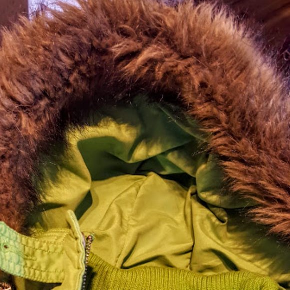 Vintage/LIKE NEW! LTD TOO Vest w/Furtrim Hood, 18G - Picture 7 of 14